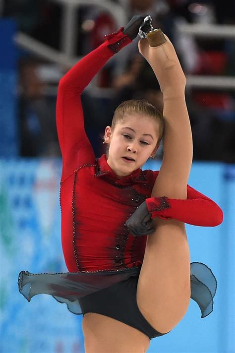 Yulia Lipnitskaya Of Russia Womens Figure Skating Free Program At
