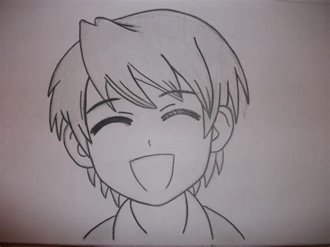 Happy Manga Boy By The Anime World On Deviantart