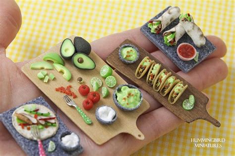 Scale Miniature Mexican Food By Hummingbird Miniatures Miniature Food