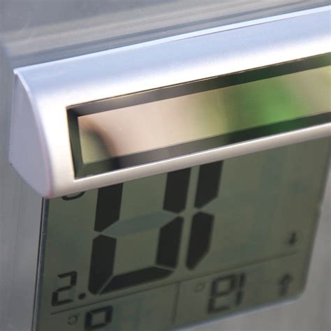 Superled Solar Powered Outdoor Window Thermometer