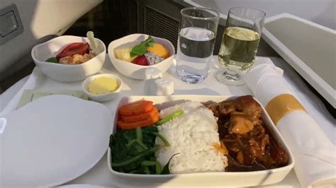 Vietnam Airlines Business Class Food Cuisine Picture Montage Youtube