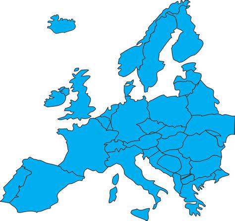 European Map Clipart Clipground