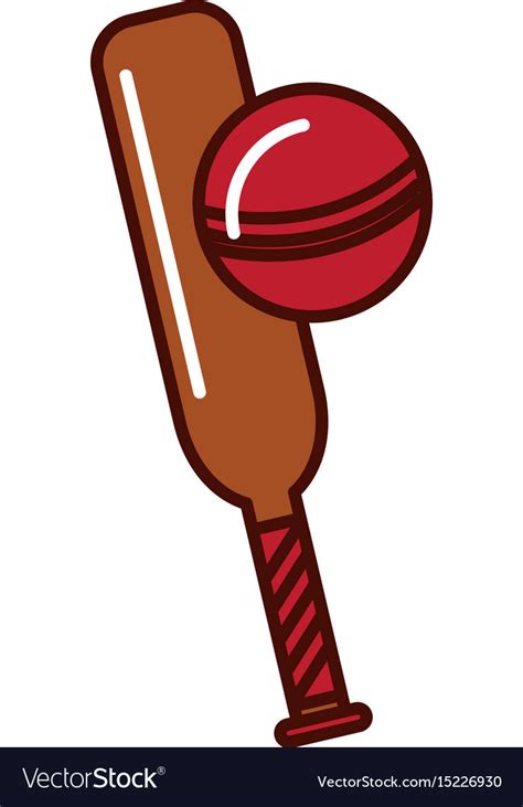 Cartoon Cricket Bat And Ball Shnapsy