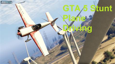Gta 5 Gameplay Stunt Plane Driving Grand Theft Auto V Live W