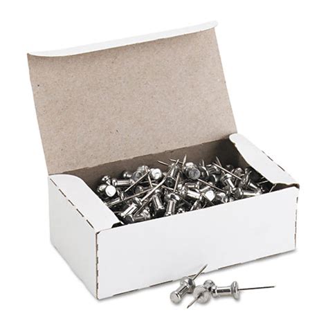 Aluminum Head Push Pins Box Of 100 Ultimate Office
