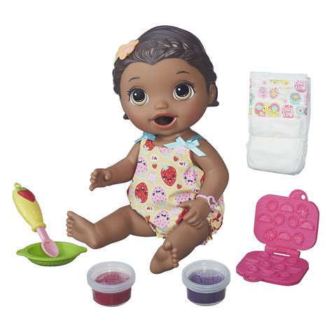 Baby Alive Super Snacks Snackin Lily Doll Set African American
