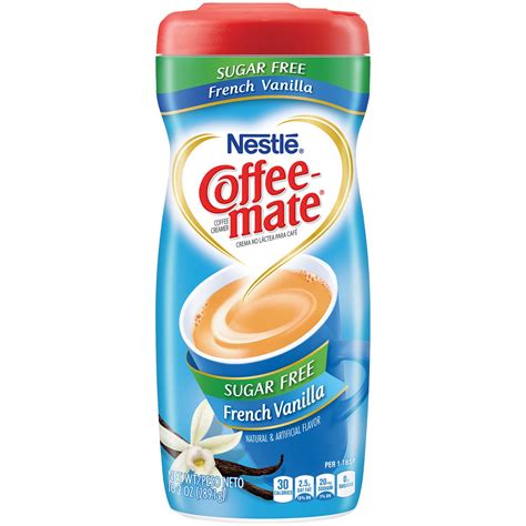 Coffee Mate French Vanilla Sugar Free Powder Coffee Creamer 102 Oz