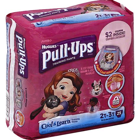 Huggies® Pull Ups® Cool And Learn 2t 3t Girls Training Pants 25 Ct Pack Shop Pruetts Food