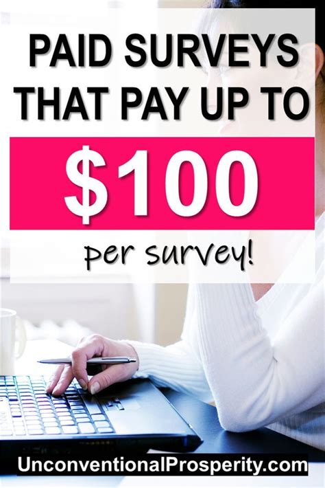 paid survey sites to earn 100 per survey unconventional prosperity paid surveys make