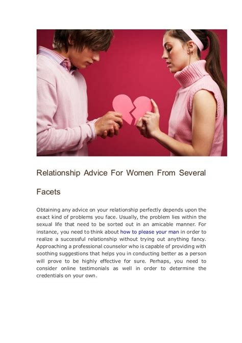 best relationship advice for women to find life partner