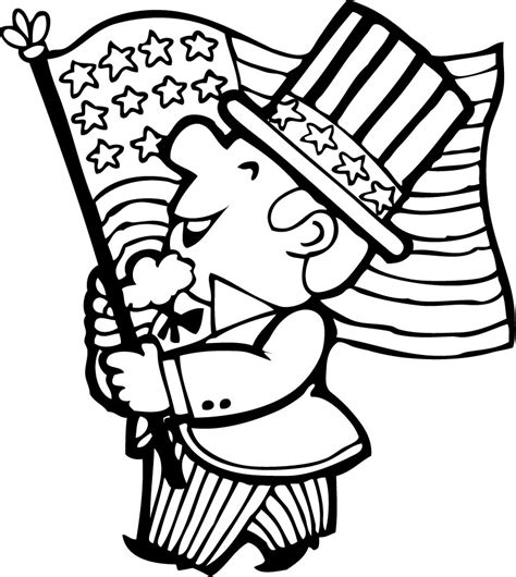 Make your world more colorful with printable coloring pages from crayola. 4th of july parade coloring pages - Hellokids.com
