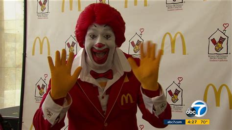 Ronald McDonald Laying Low During Creepy Clown Craze ABC7 Los Angeles