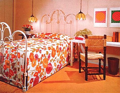 Late 60s Early 70s Retro Bedrooms Funky Home Decor Bedroom Vintage