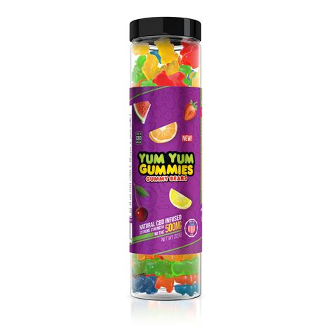 Yum Yum Gummies 500mg Cbd Infused Gummy Bears