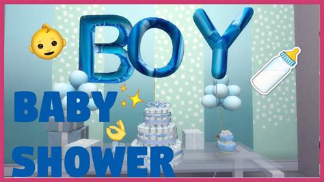 Boys Baby Shower Virtual Tour Sims 4 Cc Links Youtube