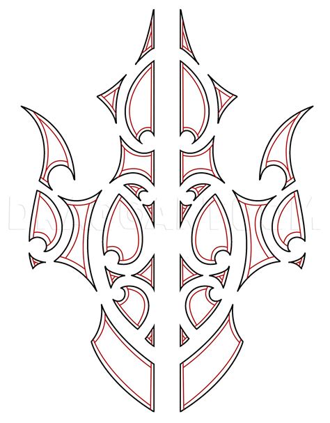 A Drawing Of An Ornamental Design