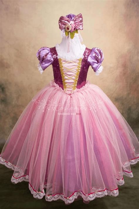 Princess Rapunzel Dress Rapunzel Costume For Birthday Girl Etsy