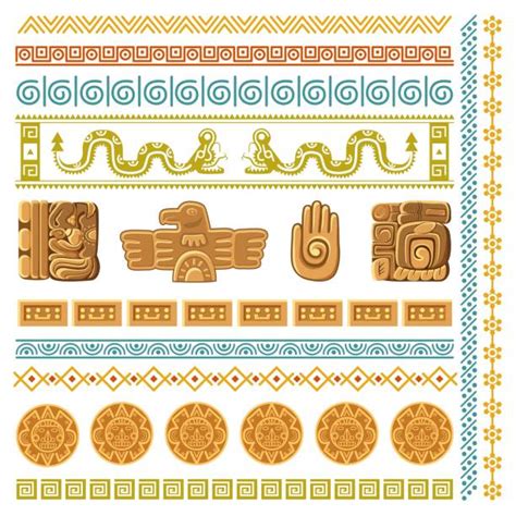 9900 Mayan Art Ilustraciones De Stock Gráficos Vectoriales Libres De