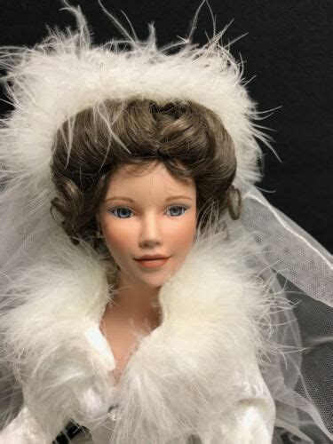 The Ashton Drake Galleries Winter Romance Porcelain Doll Wcoa Ebay