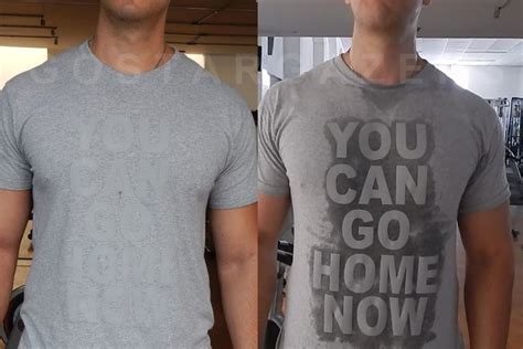 Sweat Activated Motivational Shirt You Can Go Home Now Teee