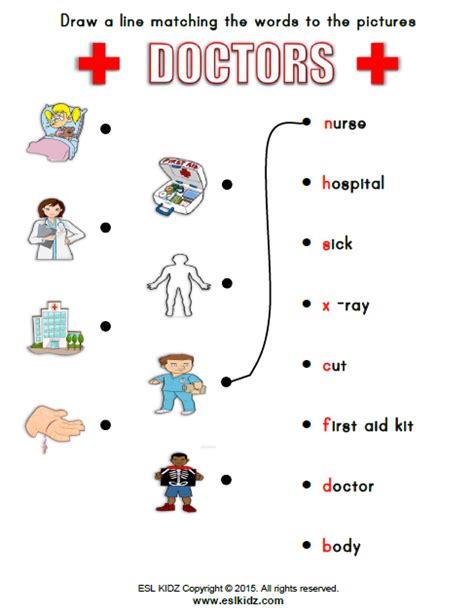 Doctor Worksheet For Kids