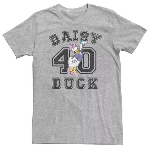 Big And Tall Disney Daisy Duck Varsity Text 40 Tee Disney Clothing Store