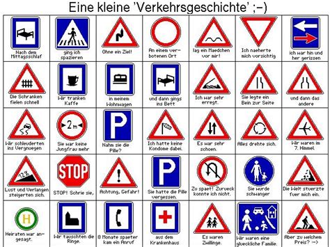 Eine Kleine Verkehrsgeschichte Traffic Signs And Symbols German Road