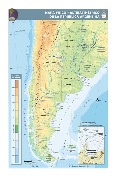 Mapas Físicos De La Argentina Educar
