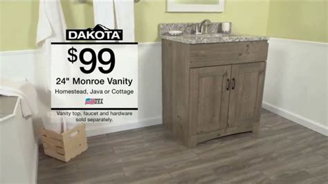 Choose an elegant vanity with a top or mix and match our vanities without tops with our selection of vanity tops and parts.if you're looking for something more unique you can get custom vanity tops with riverstone quartz™, customcraft® laminates, and corinthian™ solid surface tops. Menards Menard Days Sale TV Commercial, 'Bathrooms ...
