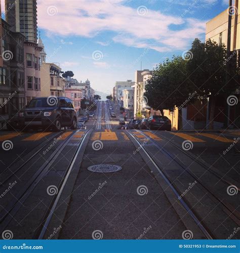 Las Calles De San Francisco Foto De Archivo Editorial Imagen De