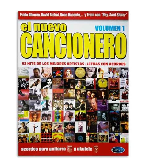 Book El Nuevo Cancionero 92 Hits Acordes Guitarra Y Ukulele Vol 1