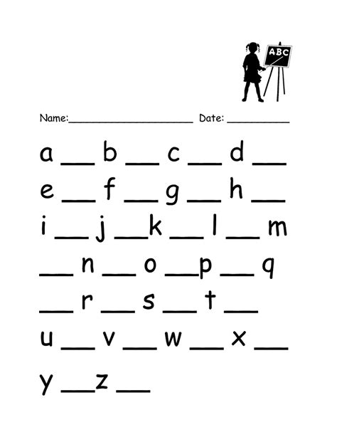 Letter formation alphabet handwriting practice sheet (lower case). Lowercase Letter Worksheets | 101 Printable