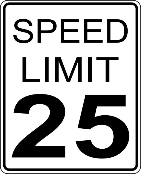 Speed Limits Sign Free Vector Graphic On Pixabay