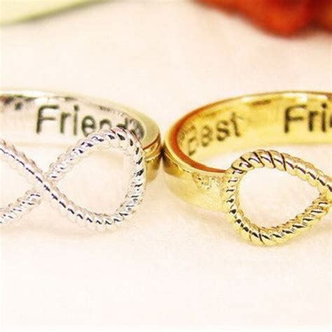 Infinity Best Friends Ring Etsy