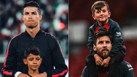 Ronaldo Jr Vs Thiago Messi Whos Son Is Better Is Ronaldos Son