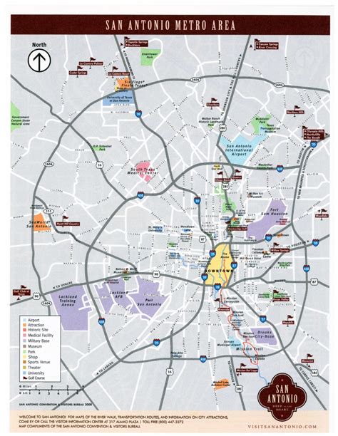 Map Of San Antonio Texas And Surrounding Area Printable Maps
