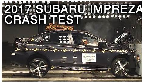 2017 Subaru Impreza Frontal Crash Test - YouTube
