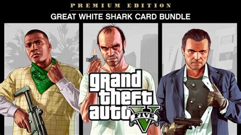 Grand Theft Auto V Premium Online Edition And Great White Shark Card