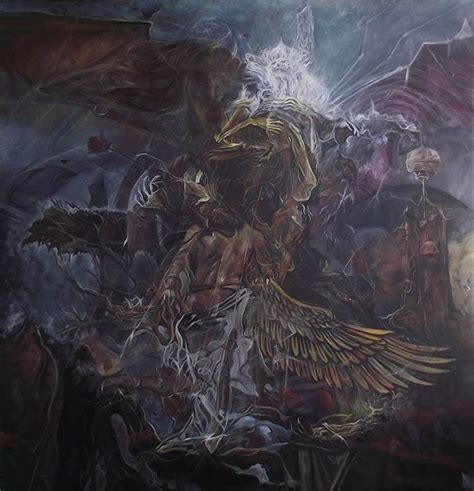 Angel Of Wrath Painting By Safir Rifas Saatchi Art