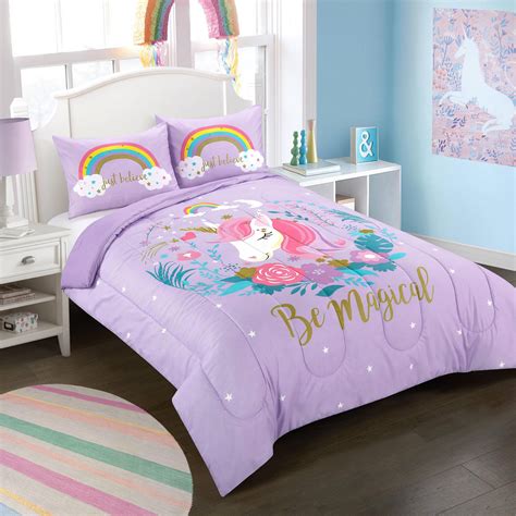 Home In 2020 Unicorn Bed Set Bed For Girls Room Comforter Sets