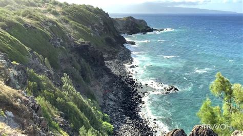 Cliffside Crashing Waves Ocean Sounds Volcanic Rock Maui