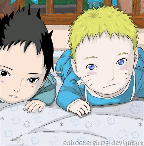 Baby Sasuke And Naruto By Edirockergirl26 On Deviantart