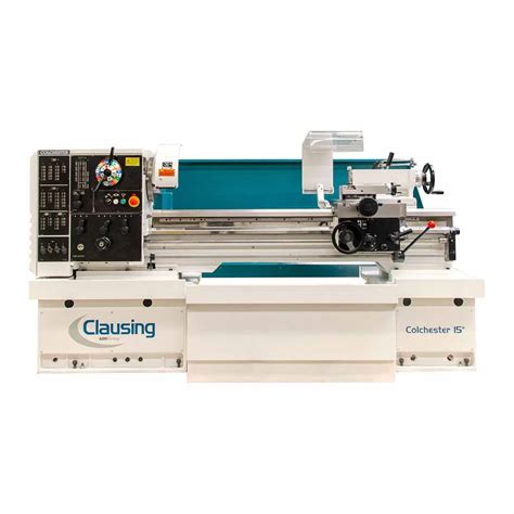 15 X 25 Clausing Colchester Lathe Geared Head Model 8042