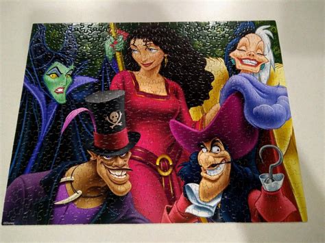 Part Of Ceacos Disney Villians Collection 500 Pieces Completed 4 3