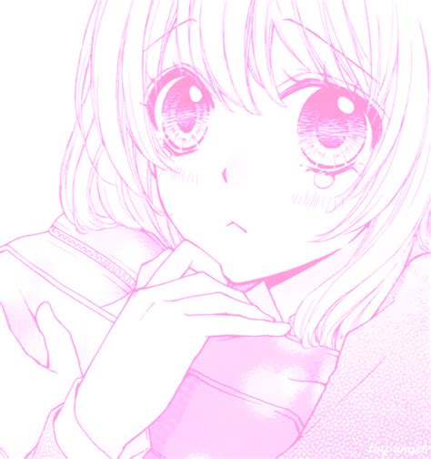 Shy Anime Girl Pink Aesthetic