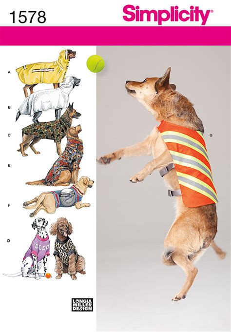 A free printable pdf version of these pattern. Simplicity 1578 9520 LARGE DOG COAT SEWING pattern | eBay