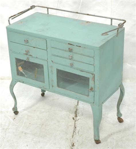 Free shipping on orders over $99! Vintage Metal & Glass Door Medical Cabinet. Green - Jun 03 ...