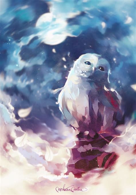 Snowy Owl Anime Anime