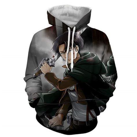 Levi Ackerman Ill Do All The Cutting 3d Hoodie Aot Attack On Titan