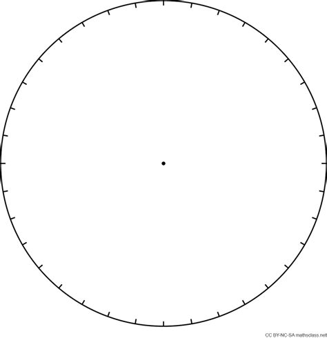 Printable Circle Graph Template Clip Art Library
